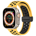 Magnetic Buckle Silicone Watch Band, For Apple Watch 8 41mm, For Apple Watch 8 45mm, For Apple Watch Ultra 2 49mm