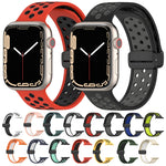Magnetic Buckle Silicone Watch Band, For Apple Watch Ultra 49mm, For Apple Watch SE 2023 44mm, For Apple Watch SE 2023 40mm