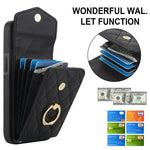 Rhombic Texture Card Bag Phone Case with Long Lanyard, For iPhone 17e / 16e, For iPhone 17 Pro Max, For iPhone 17 Pro, For iPhone 17, For iPhone Air, For iPhone 15 Pro Max