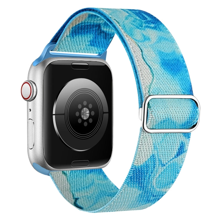 Painted Pattern Nylon Replacement Watch Band, For Apple Watch 4 44mm, For Apple Watch 4 40mm, For Apple Watch 3 38mm, For Apple Watch 3 42mm, For Apple Watch 2 42mm, For Apple Watch 2 38mm