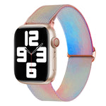 Painted Pattern Nylon Replacement Watch Band, For Apple Watch SE 2023 44mm, For Apple Watch Ultra 49mm, For Apple Watch SE 2023 40mm, For Apple Watch 8 41mm, For Apple Watch 8 45mm, For Apple Watch Ultra 2 49mm