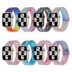 Painted Pattern Nylon Replacement Watch Band, For Apple Watch 42mm, For Apple Watch 38mm