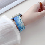 Painted Pattern Nylon Replacement Watch Band, For Apple Watch SE 40mm, For Apple Watch SE 44mm, For Apple Watch 6 40mm, For Apple Watch 6 44mm, For Apple Watch 5 44mm, For Apple Watch 5 40mm