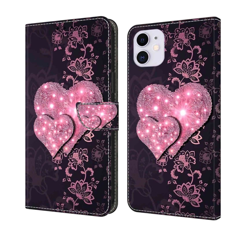 Crystal 3D Shockproof Protective Leather Phone Case, For iPhone 11 Pro Max, For iPhone 11