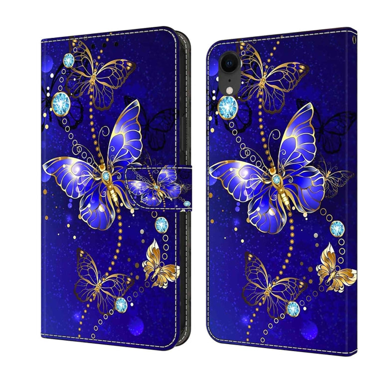 Crystal 3D Shockproof Protective Leather Phone Case, For iPhone XR, For iPhone XS Max