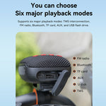 مكبر صوت بلوتوث TWS مقاوم للماء IPX5 للدراجات الخارجية T&G TG-392