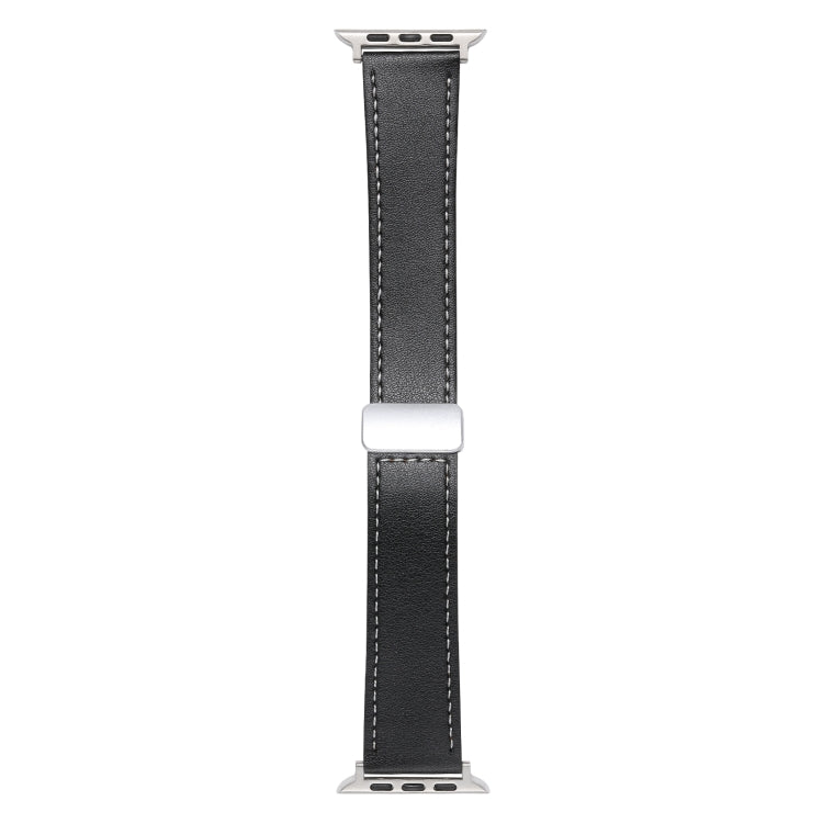 Magnetic Buckle Skin Feel Leather Watch Band, For Apple Watch Serie 4 40mm, For Apple Watch 38mm, For Apple Watch Serie 3 38mm, For Apple Watch Serie 3 42mm, For Apple Watch Serie 2 42mm, For Apple Watch Serie 2 38mm