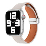 Magnetic Buckle Skin Feel Leather Watch Band, For Apple Watch Serie 4 40mm, For Apple Watch 38mm, For Apple Watch Serie 3 38mm, For Apple Watch Serie 3 42mm, For Apple Watch Serie 2 42mm, For Apple Watch Serie 2 38mm
