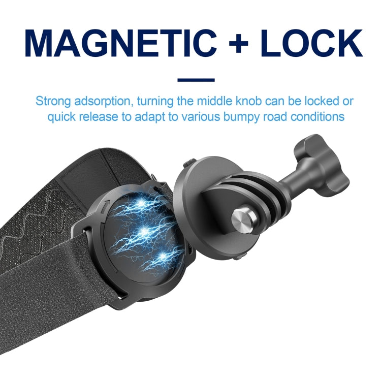 STARTRC Action Camera Magnetic POV View Bracket, Quick Release Headband