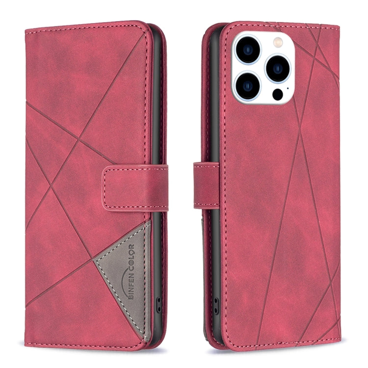 Magnetic Buckle Rhombus Texture Leather Phone Case, For iPhone 17 Pro Max, For iPhone 17 Pro, For iPhone 17, For iPhone Air, For iPhone 16 Pro Max, For iPhone 16 Pro, For iPhone 16 Plus, For iPhone 16