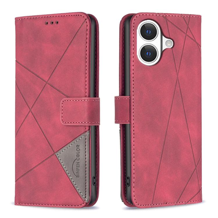 Magnetic Buckle Rhombus Texture Leather Phone Case, For iPhone 18 Pro/17 Pro, For iPhone 18 Pro Max/17 Pro Max, For iPhone 17, For iPhone 17 Air, For iPhone 16 Pro Max, For iPhone 16 Pro, For iPhone 16 Plus, For iPhone 16