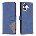 Magnetic Buckle Rhombus Texture Leather Phone Case, For iPhone 18 Pro/17 Pro, For iPhone 18 Pro Max/17 Pro Max, For iPhone 17, For iPhone 17 Air, For iPhone 16 Pro Max, For iPhone 16 Pro, For iPhone 16 Plus, For iPhone 16