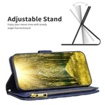 Diamond Lattice Zipper Wallet Leather Flip Phone Case, For iPhone 17 Pro Max, For iPhone 17 Pro, For iPhone 17, For iPhone Air, For iPhone 16 Pro Max, For iPhone 16 Pro, For iPhone 16 Plus, For iPhone 16