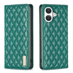 Diamond Lattice Magnetic Leather Flip Phone Case, For iPhone 17 Pro Max, For iPhone 17 Pro, For iPhone 17, For iPhone Air, For iPhone 16 Pro Max, For iPhone 16 Pro, For iPhone 16 Plus, For iPhone 16