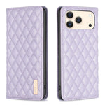 Diamond Lattice Magnetic Leather Flip Phone Case, For iPhone 18 Pro/17 Pro, For iPhone 18 Pro Max/17 Pro Max, For iPhone 17, For iPhone 17 Air, For iPhone 16 Pro Max, For iPhone 16 Pro, For iPhone 16 Plus, For iPhone 16