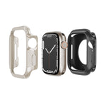 Étui de montre hybride 2 en 1 en PC et TPU.