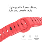 Dot Texture Fluororubber Watch Band, For Apple Watch 42mm, For Apple Watch 38mm