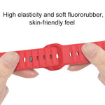 Dot Texture Fluororubber Watch Band, For Apple Watch 42mm, For Apple Watch 38mm
