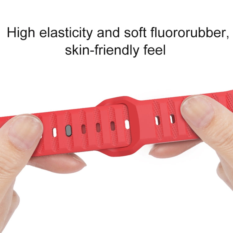 Dot Texture Fluororubber Watch Band, For Apple Watch 42mm, For Apple Watch 38mm