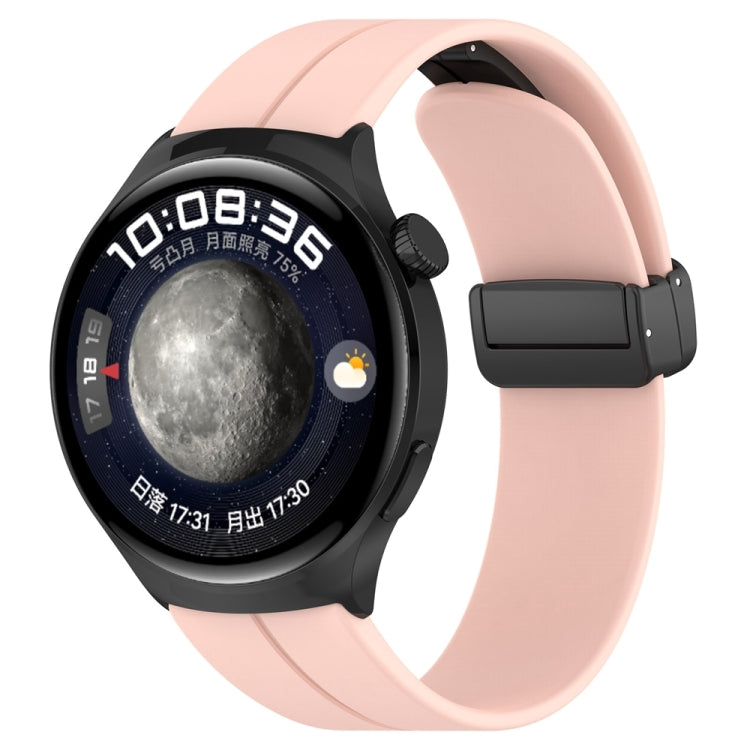 Folding Buckle Silicone Watch Band, For Huawei Watch 4 / Watch 4 Pro
