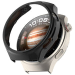 Half Coverage Hollowed Watch Protective Case + Hydrogel Film Set, For Huawei Watch 4 Pro