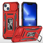 غطاء هاتف بدرع كاميرا من PC + TPU، لهواتف iPhone 16 Pro، iPhone 16 Plus، iPhone 16، iPhone 15 Pro Max، iPhone 15 Pro، iPhone 15 Plus