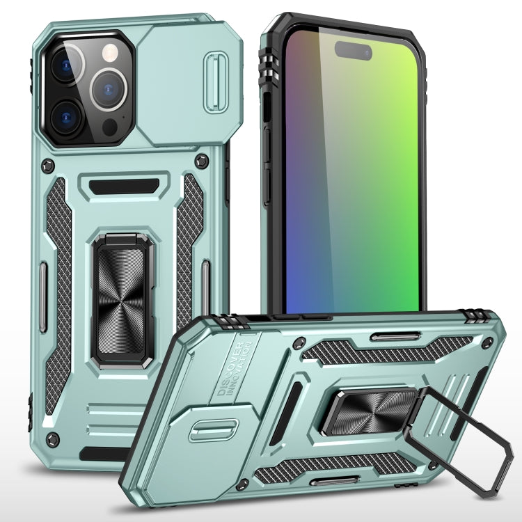 غطاء هاتف بدرع كاميرا من PC + TPU، لهواتف iPhone 17e / 16e، iPhone 17 Pro Max، iPhone 17 Pro، iPhone 17، iPhone Air، iPhone 16 Pro Max