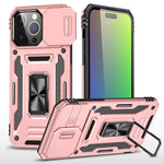 غطاء هاتف بدرع كاميرا من PC + TPU، لهواتف iPhone 17e / 16e، iPhone 17 Pro Max، iPhone 17 Pro، iPhone 17، iPhone Air، iPhone 16 Pro Max