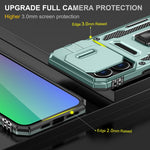 غطاء هاتف بدرع كاميرا من PC + TPU، لهواتف iPhone 16 Pro، iPhone 16 Plus، iPhone 16، iPhone 15 Pro Max، iPhone 15 Pro، iPhone 15 Plus