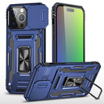 غطاء هاتف بدرع كاميرا من PC + TPU، لهواتف iPhone 16 Pro، iPhone 16 Plus، iPhone 16، iPhone 15 Pro Max، iPhone 15 Pro، iPhone 15 Plus