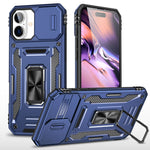 غطاء هاتف بدرع كاميرا من PC + TPU، لهواتف iPhone 16 Pro، iPhone 16 Plus، iPhone 16، iPhone 15 Pro Max، iPhone 15 Pro، iPhone 15 Plus