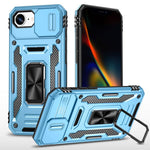 غطاء هاتف بدرع كاميرا من PC + TPU، لهواتف iPhone 17e / 16e، iPhone 17 Pro Max، iPhone 17 Pro، iPhone 17، iPhone Air، iPhone 16 Pro Max