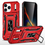 غطاء هاتف بدرع كاميرا من PC + TPU، لهواتف iPhone 17e / 16e، iPhone 17 Pro Max، iPhone 17 Pro، iPhone 17، iPhone Air، iPhone 16 Pro Max