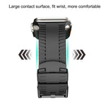 Tire Texture Silicone Watch Band, For Apple Watch Series 8 45mm, For Apple Watch SE 2022 40mm, For Apple Watch SE 2022 44mm