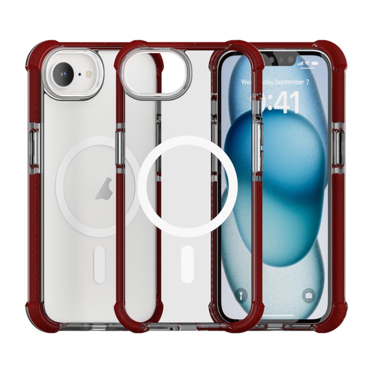 غطاء هاتف أكريليك مقاوم للصدمات مع مغناطيس Magsafe، لهواتف iPhone 17e / 16e، iPhone 17 Pro Max، iPhone 17 Pro، iPhone 17، iPhone Air