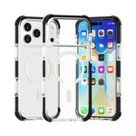 غطاء هاتف أكريليك مقاوم للصدمات مع مغناطيس Magsafe، لهواتف iPhone 17e / 16e، iPhone 17 Pro Max، iPhone 17 Pro، iPhone 17، iPhone Air