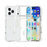 غطاء هاتف أكريليك مقاوم للصدمات مع مغناطيس Magsafe، لهواتف iPhone 17e / 16e، iPhone 17 Pro Max، iPhone 17 Pro، iPhone 17، iPhone Air