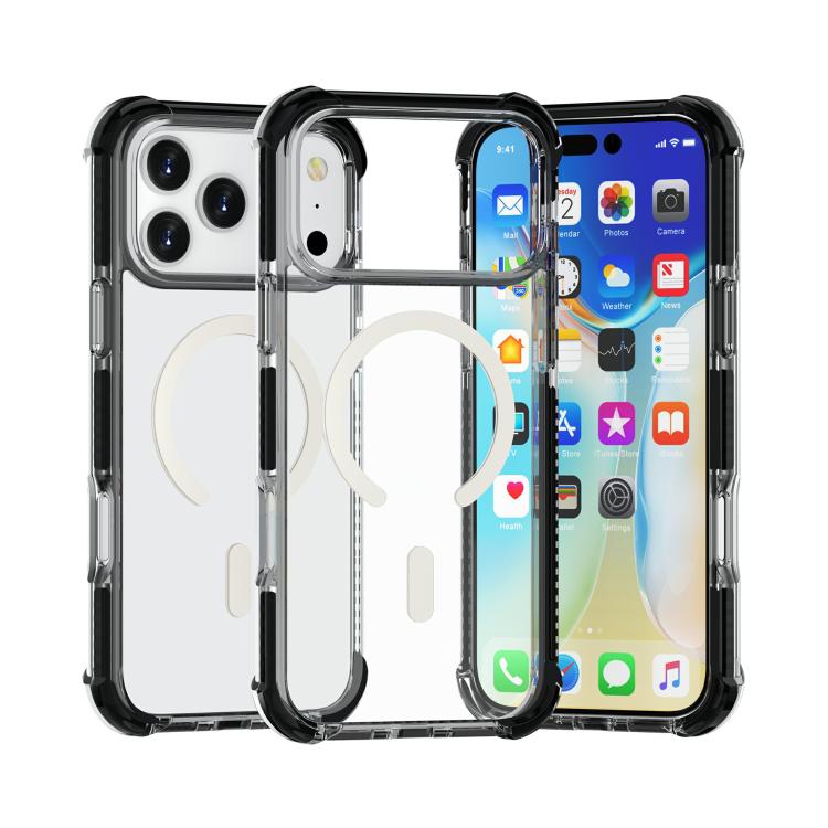 غطاء هاتف أكريليك مقاوم للصدمات مع مغناطيس Magsafe، لهواتف iPhone 17e / 16e، iPhone 17 Pro Max، iPhone 17 Pro، iPhone 17، iPhone Air