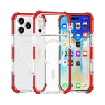 غطاء هاتف أكريليك مقاوم للصدمات مع مغناطيس Magsafe، لهواتف iPhone 17e / 16e، iPhone 17 Pro Max، iPhone 17 Pro، iPhone 17، iPhone Air
