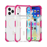 غطاء هاتف أكريليك مقاوم للصدمات مع مغناطيس Magsafe، لهواتف iPhone 17e / 16e، iPhone 17 Pro Max، iPhone 17 Pro، iPhone 17، iPhone Air