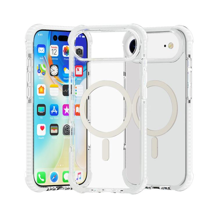 غطاء هاتف أكريليك مقاوم للصدمات مع مغناطيس Magsafe، لهواتف iPhone 17e / 16e، iPhone 17 Pro Max، iPhone 17 Pro، iPhone 17، iPhone Air