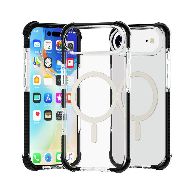 غطاء هاتف أكريليك مقاوم للصدمات مع مغناطيس Magsafe، لهواتف iPhone 17e / 16e، iPhone 17 Pro Max، iPhone 17 Pro، iPhone 17، iPhone Air