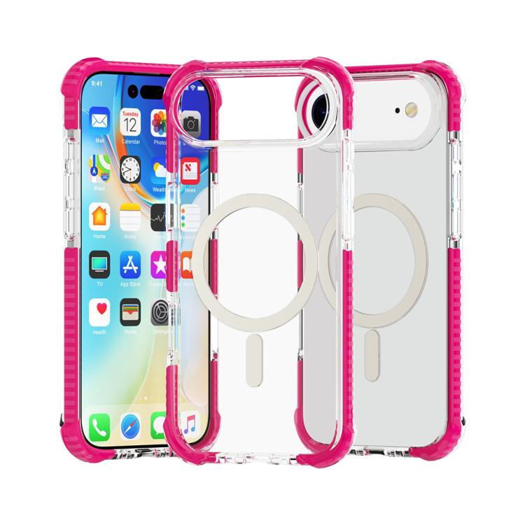 غطاء هاتف أكريليك مقاوم للصدمات مع مغناطيس Magsafe، لهواتف iPhone 17e / 16e، iPhone 17 Pro Max، iPhone 17 Pro، iPhone 17، iPhone Air