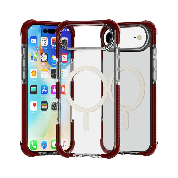 غطاء هاتف أكريليك مقاوم للصدمات مع مغناطيس Magsafe، لهواتف iPhone 17e / 16e، iPhone 17 Pro Max، iPhone 17 Pro، iPhone 17، iPhone Air