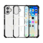 غطاء هاتف أكريليك مقاوم للصدمات مع مغناطيس Magsafe، لهواتف iPhone 17e / 16e، iPhone 17 Pro Max، iPhone 17 Pro، iPhone 17، iPhone Air
