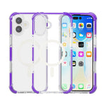 غطاء هاتف أكريليك مقاوم للصدمات مع مغناطيس Magsafe، لهواتف iPhone 17e / 16e، iPhone 17 Pro Max، iPhone 17 Pro، iPhone 17، iPhone Air