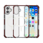 غطاء هاتف أكريليك مقاوم للصدمات مع مغناطيس Magsafe، لهواتف iPhone 17e / 16e، iPhone 17 Pro Max، iPhone 17 Pro، iPhone 17، iPhone Air