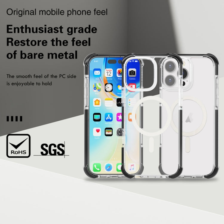 غطاء هاتف أكريليك مقاوم للصدمات مع مغناطيس Magsafe، لهواتف iPhone 17e / 16e، iPhone 17 Pro Max، iPhone 17 Pro، iPhone 17، iPhone Air