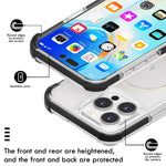 غطاء هاتف أكريليك مقاوم للصدمات مع مغناطيس Magsafe، لهواتف iPhone 17e / 16e، iPhone 17 Pro Max، iPhone 17 Pro، iPhone 17، iPhone Air