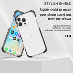 غطاء هاتف أكريليك مقاوم للصدمات مع مغناطيس Magsafe، لهواتف iPhone 17e / 16e، iPhone 17 Pro Max، iPhone 17 Pro، iPhone 17، iPhone Air
